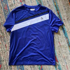 PENGUIN Medium Stripe Tennis Athletic Shirt